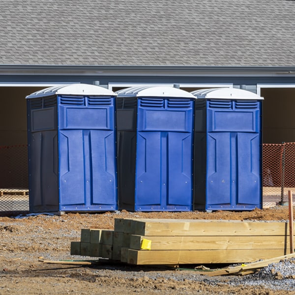 what is the expected delivery and pickup timeframe for the porta potties in Empire Illinois